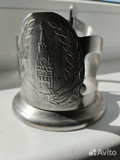 Подстаканник СССР кремль нержавейка