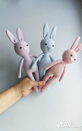 Игрушка мягкая Заяц ручная работа