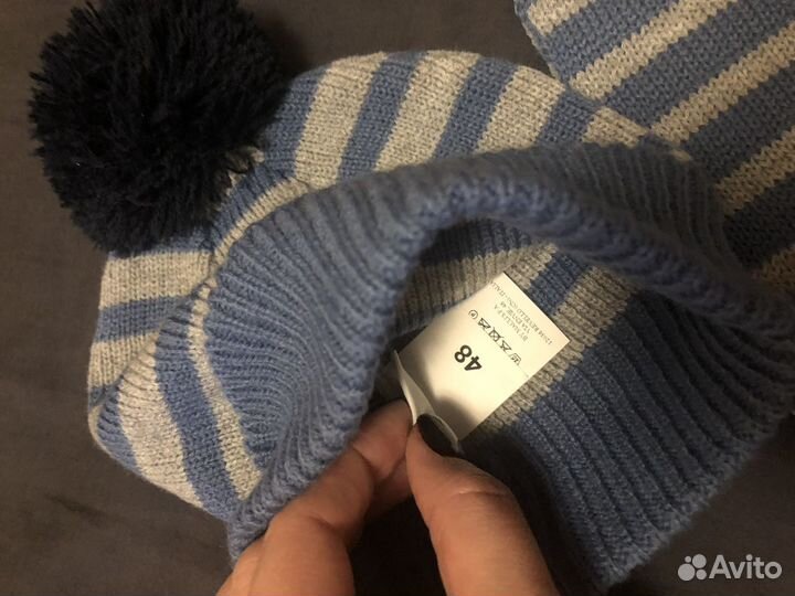 Новый комплект шапка и шарф