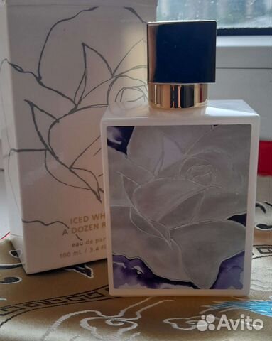 Dozen roses Iced white 95 мл