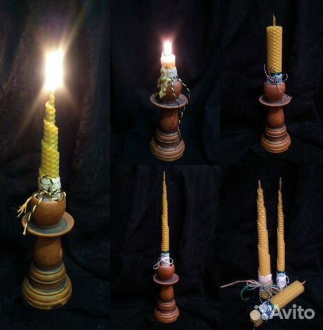 Свечи из вощины