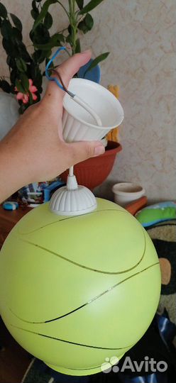 Люстра стекло