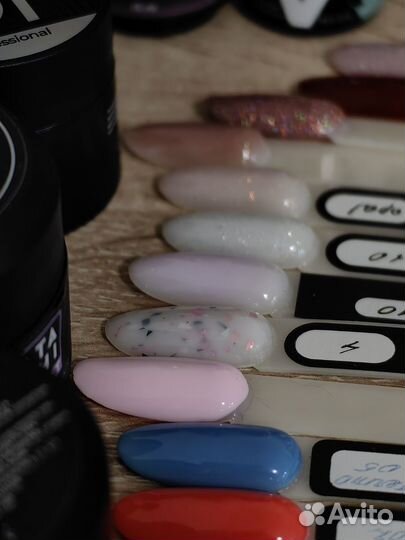 Набор гель-лаков, топ, база, гель