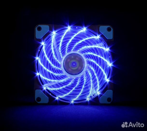 Вентилятор 120*120*25mm OT-F120-3PM-LED-BL