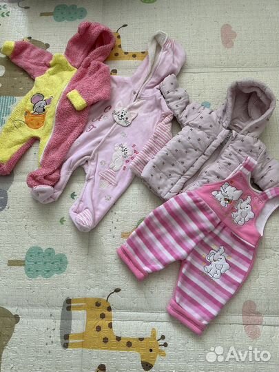 Одежда для девочки пакетом 68