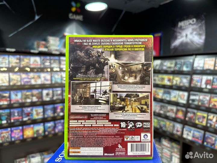 Игры для Xbox 360: Tom Clancy’s Rainbow Six: Vegas