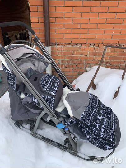 Коляска санки