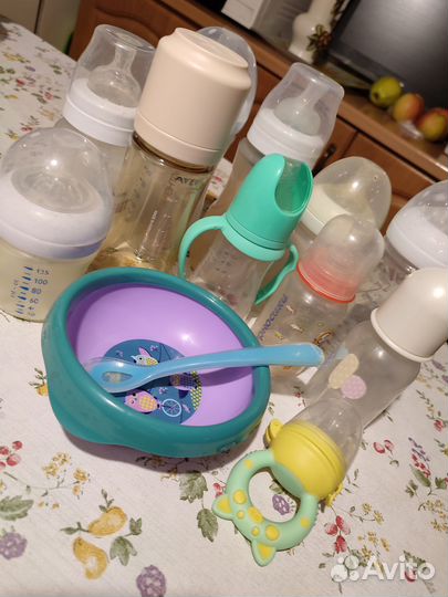 Бутылочки, тарелка, ниблер б /у