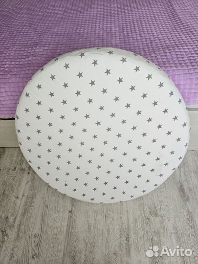 Матрас круглый в детскую кроватку