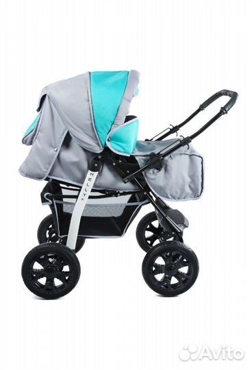 Коляска трансформер babyton melly blue