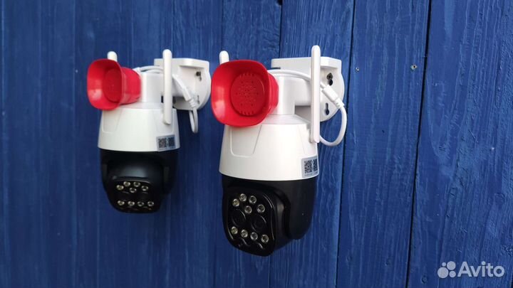 Камера видеонаблюдения wifi с сиреной