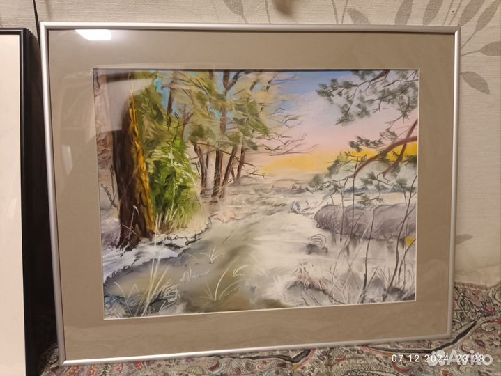 Картины пастелью 40х50