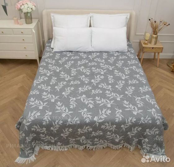 Муслиновый плед - покрывало в стиле Zara home