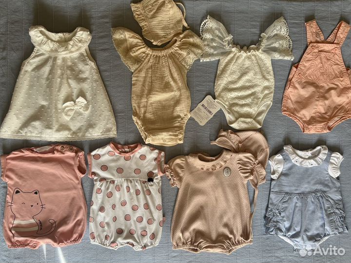 Вещи для девочки от 0 до 3 месяцев