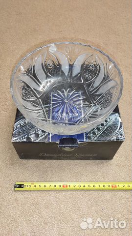 Новый салатник (Дятьковский хрусталь), в коробке