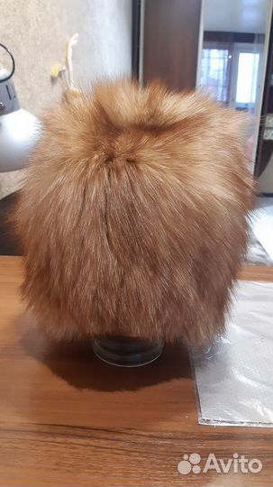 Шапка из меха лисы