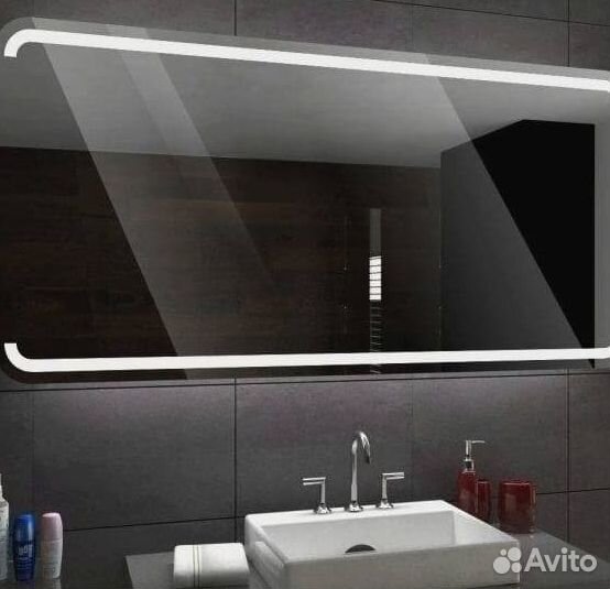 Зеркало с подсветкой прямоугольное