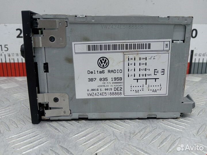 Магнитола для Volkswagen Passat 5 GP 3B7035195B