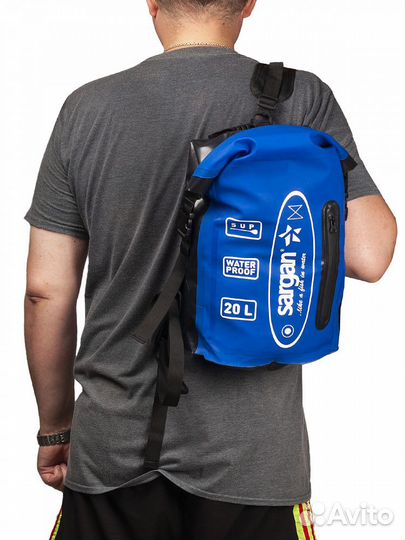 Гермо-рюкзак про+sup Blue/black