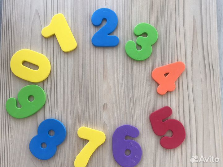 Набор для купания аква алфавит и цифры (эва)