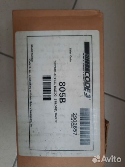 Маяк стробоскоп под лобовое стекло коде-3