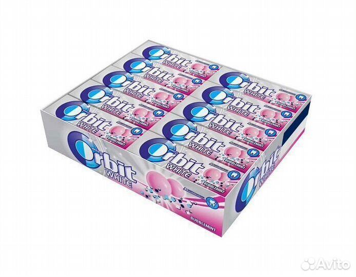 Жевачка Orbit White Bubblemint Без сахара 13,6 г
