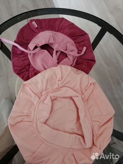 Шапка детская девочковая, хлопковая(бирет)