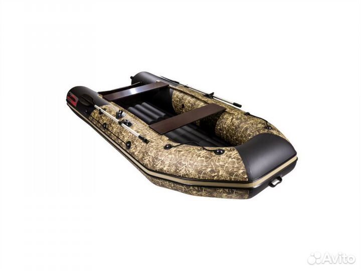 Лодка пвх Таймень NX 3600 нднд Pro камуфляж камыш