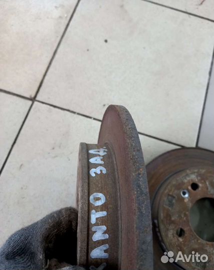 Диск тормозной задний Kia Picanto JA