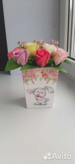 Букет цветов из мыла