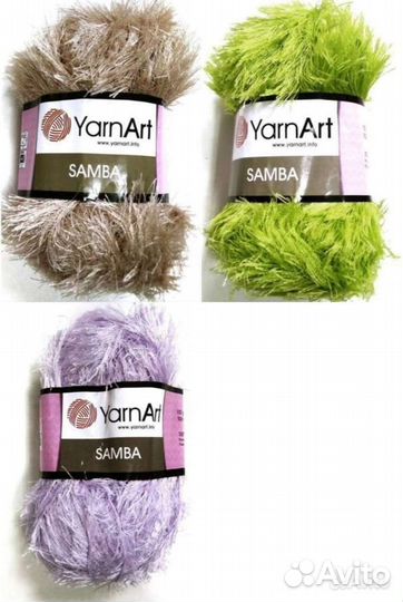 Пряжа травка samba