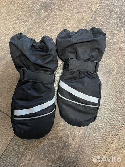 Шапка шлем и варежки