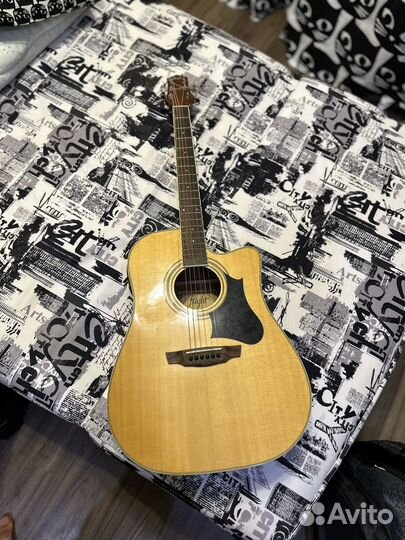 Электроакустическая гитара flight ad-200 ceqna