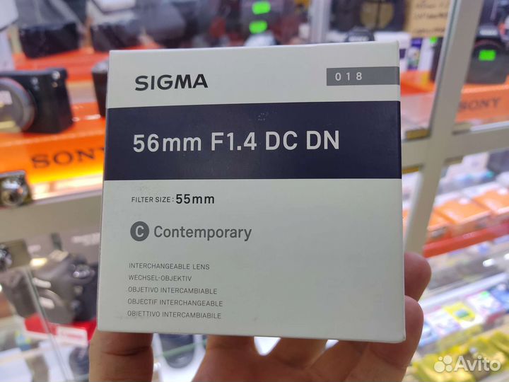 Sigma 56mm f/1.4 DC DN Fujifilm X новый в упаковке