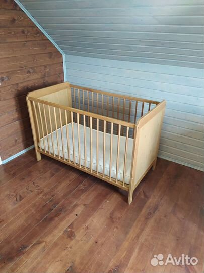 Детская кровать ikea(+матрас)