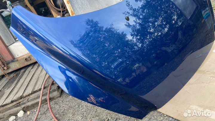 Капот Peugeot 308 синий