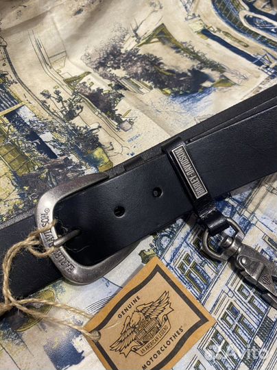 Кожаный мужской ремень Harley-Davidson