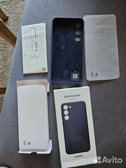 Челох samsung s 23+(оригинал) плюс защитное стекло