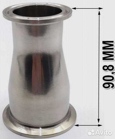 Переходник клампа с 1,5 на 2 дюйма