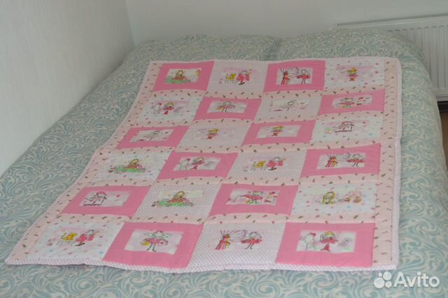 Одеяло лоскутное детское 140*110 см