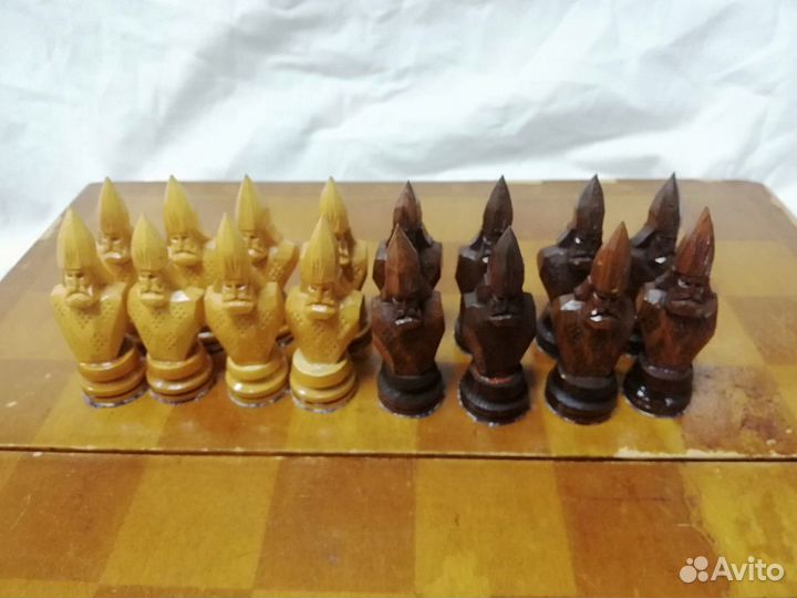 Шахматы СССР резные фигуры ручной работы