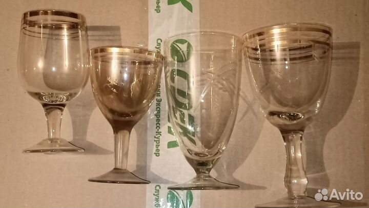 Фужеры бокалы стопки стаканы СССР