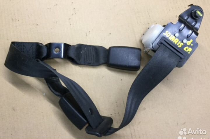 Ремень безопасности задний Хундай Солярис с 2010г