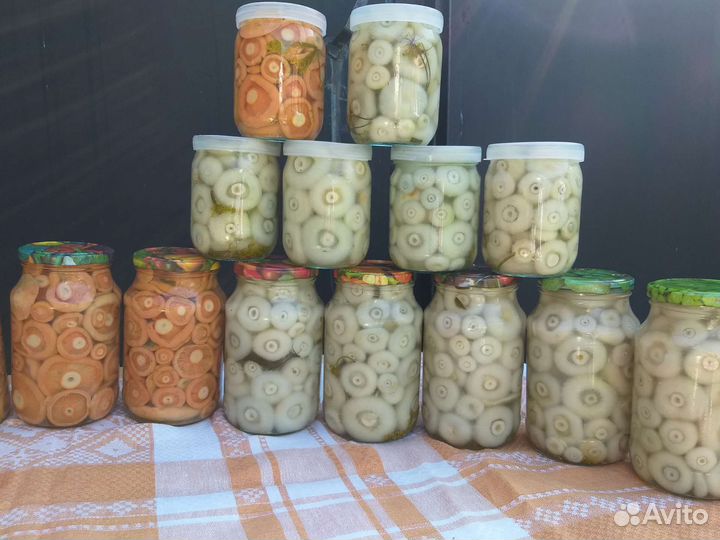 Грузди Рыжики солёные