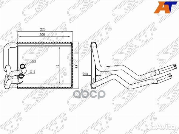 Радиатор отопителя салона hyundai elantra 06-11