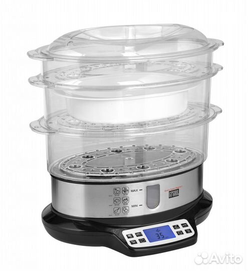 Пароварка gfgril GFS-7DSS, 9 л, чаша для риса