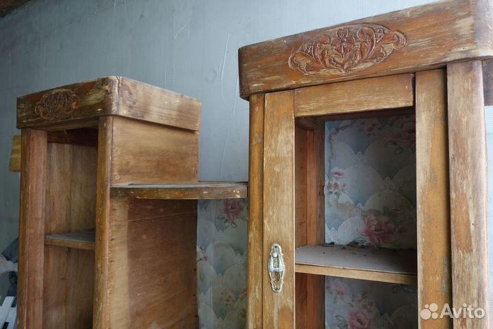 Антикварный кухонный шкаф буфет