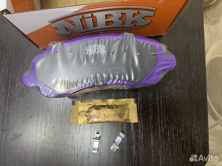 Оригинальные тормозные колодки nibk disc pads