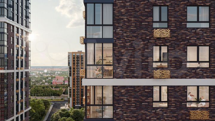 2-к. квартира, 77,6 м², 3/25 эт.