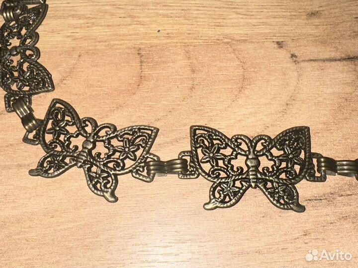 Пояс женский металлический